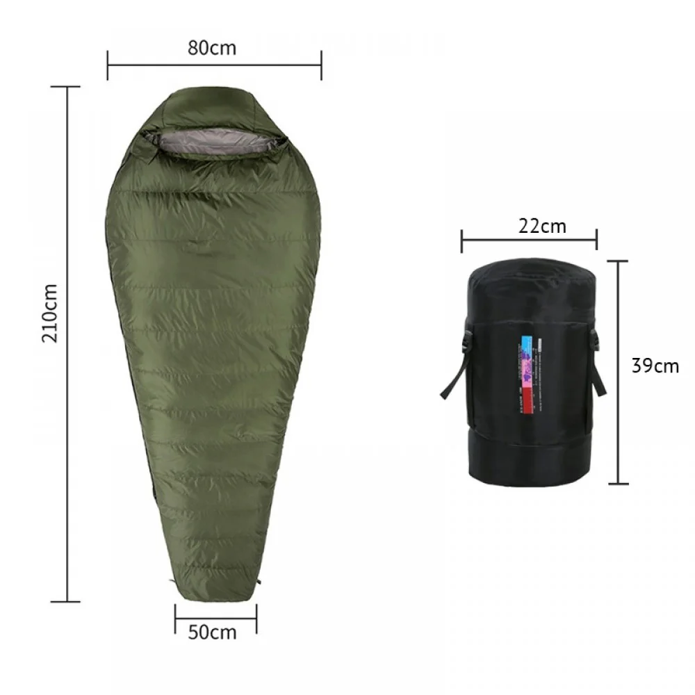 Duck down hotsell sleeping bag